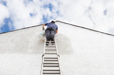 Peinture extérieure à Blandin — façades et ravalement
